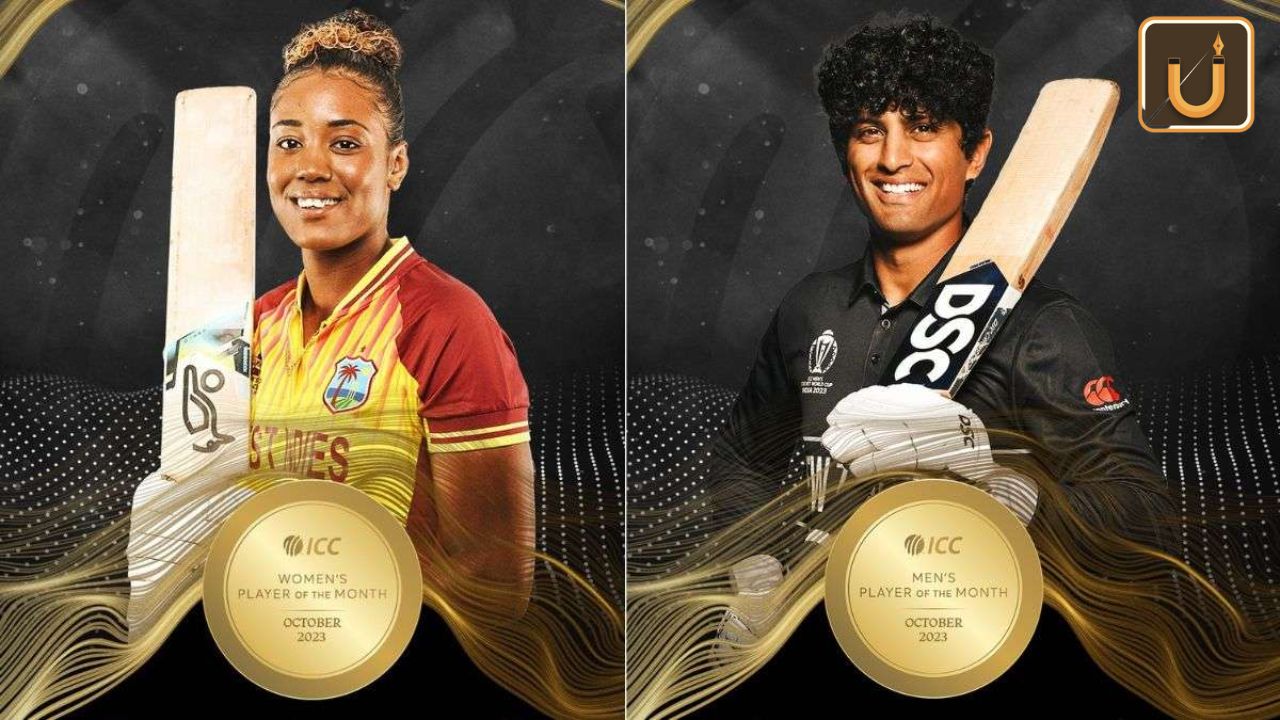 Usthadian Academy / ICC Player of the Month Awards Honor Ravindra and Matthews | 14 nov 2023